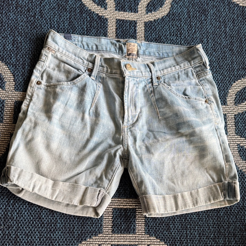 Citizens Of Humanity Faded Blue Denim Shorts